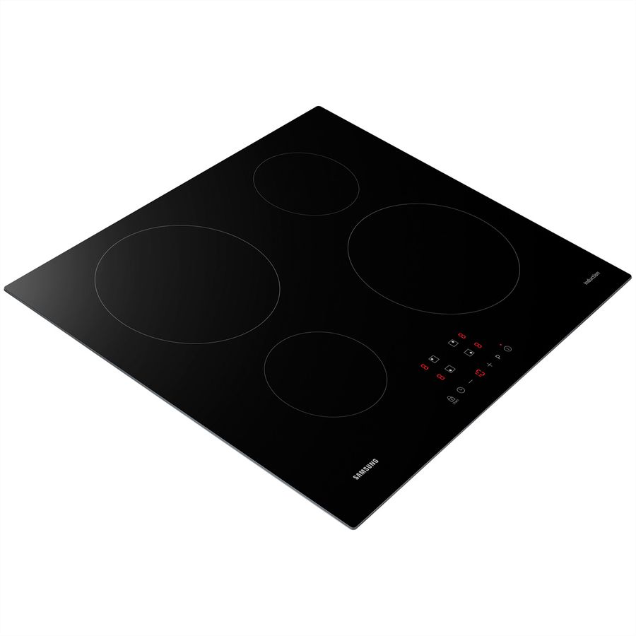 Plaque à induction Samsung 60 cm, 2 zones de cuisson de Ø14cm & 2 zones de cuisson de Ø22cm