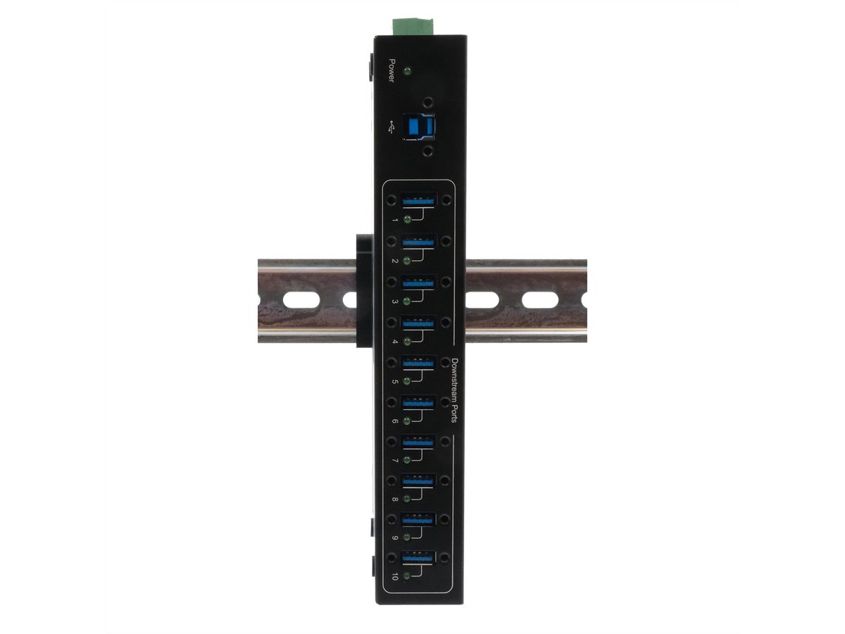 EXSYS EX-11220HMVS 10 Port USB 3.2 Gen 1 Metall HUB VIA VL811+ Chipset