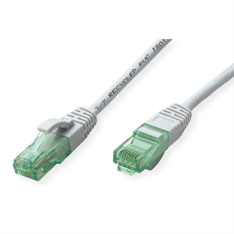 ROLINE RM Patchkabel Cat.6A UTP, grau, 2 m
