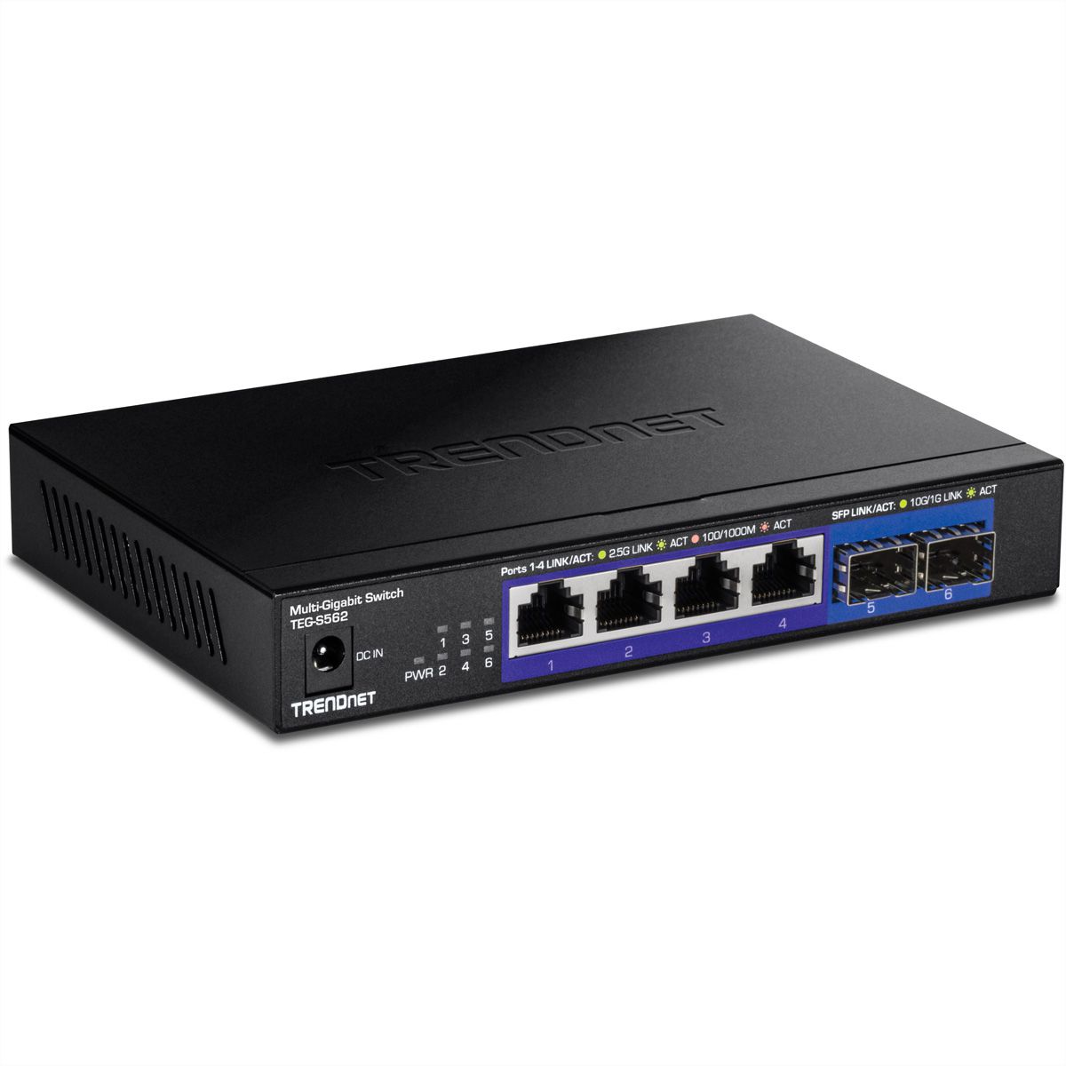 TRENDnet TEG-S562 6-Port Switch, Multi-Gigabit