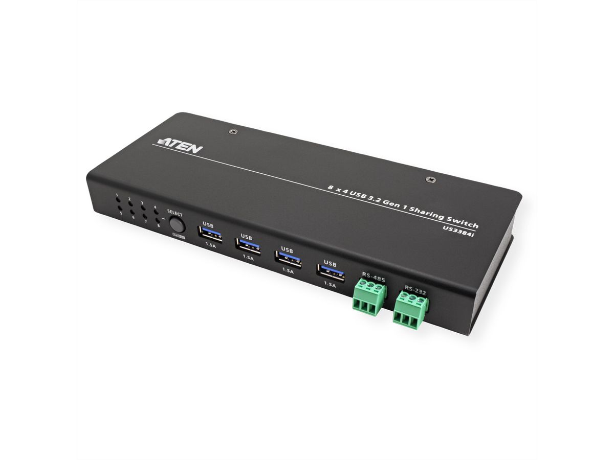 ATEN US3384I 8 x 4 USB 3.2 Gen 1 Sharing Switch