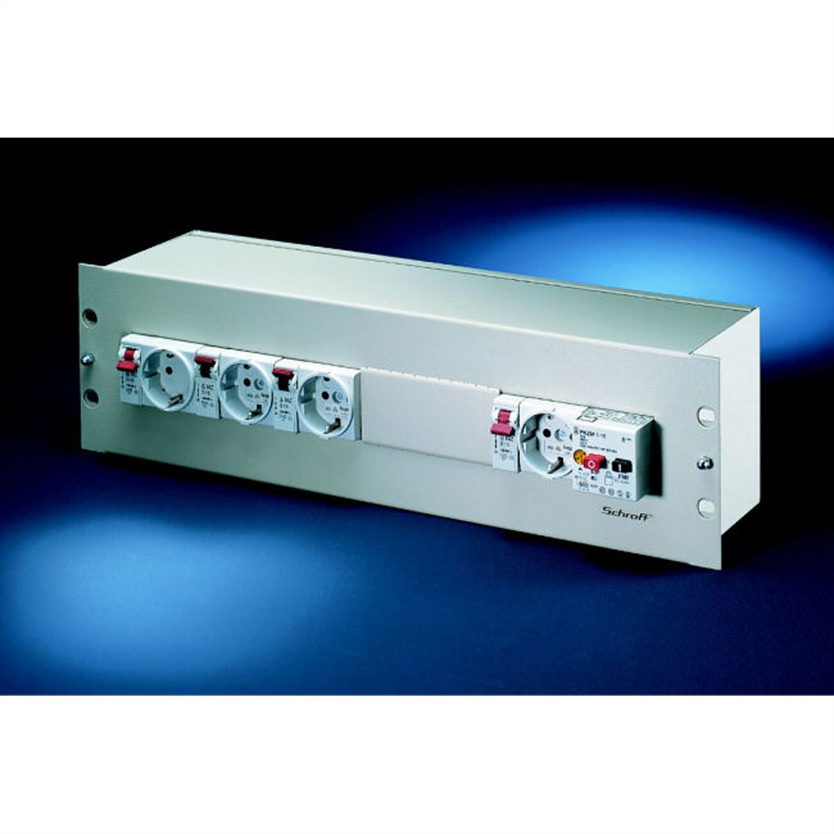SCHROFF 19"-Verteilerbox - 19"VERSORGUNGSMODUL 3HE 150T