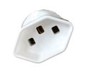 Schönenberger Adapter D/CH, Schutzkontakt Stecker/Buchse T23, weiss
