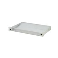 Déflecteur d'air SCHROFF 1 U pour tiroir 19", 3 ventilateurs, face avant perforée, 193 mm, RAL 9006