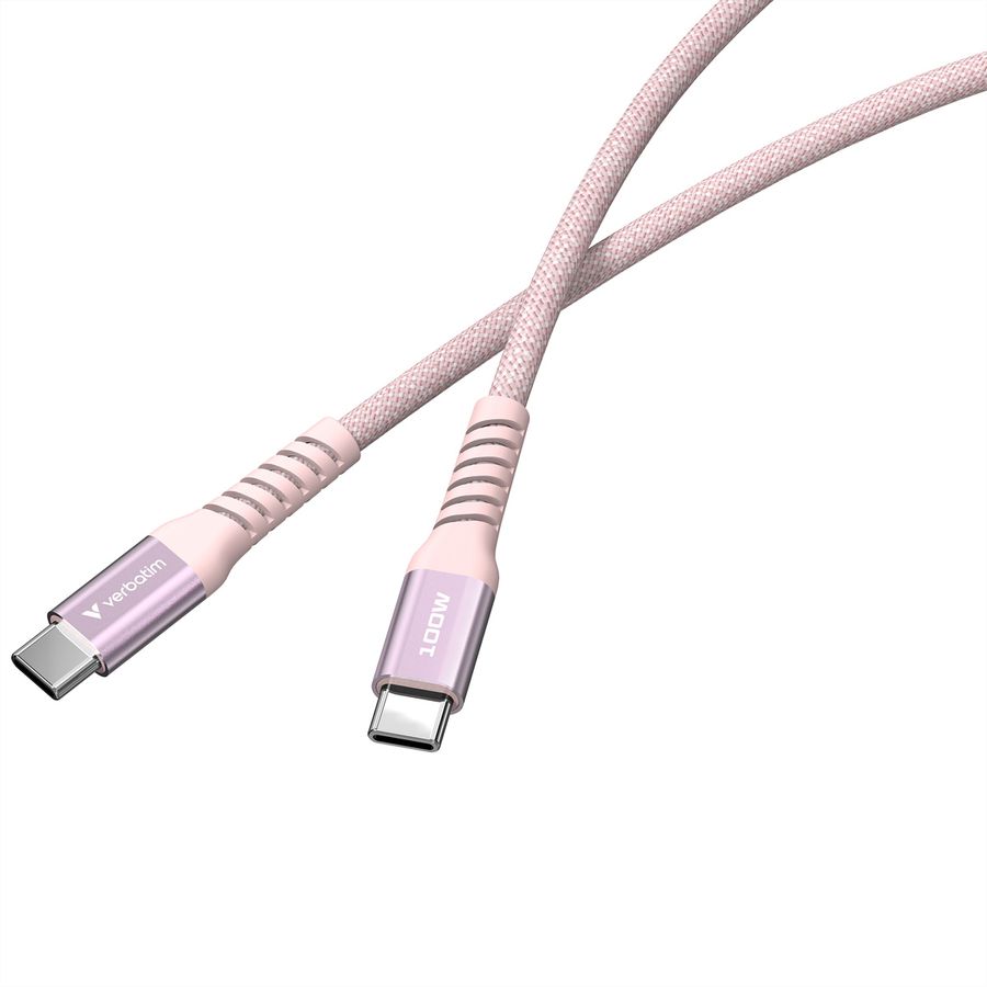 Verbatim Magnetic Cable USB-C 100W Pink