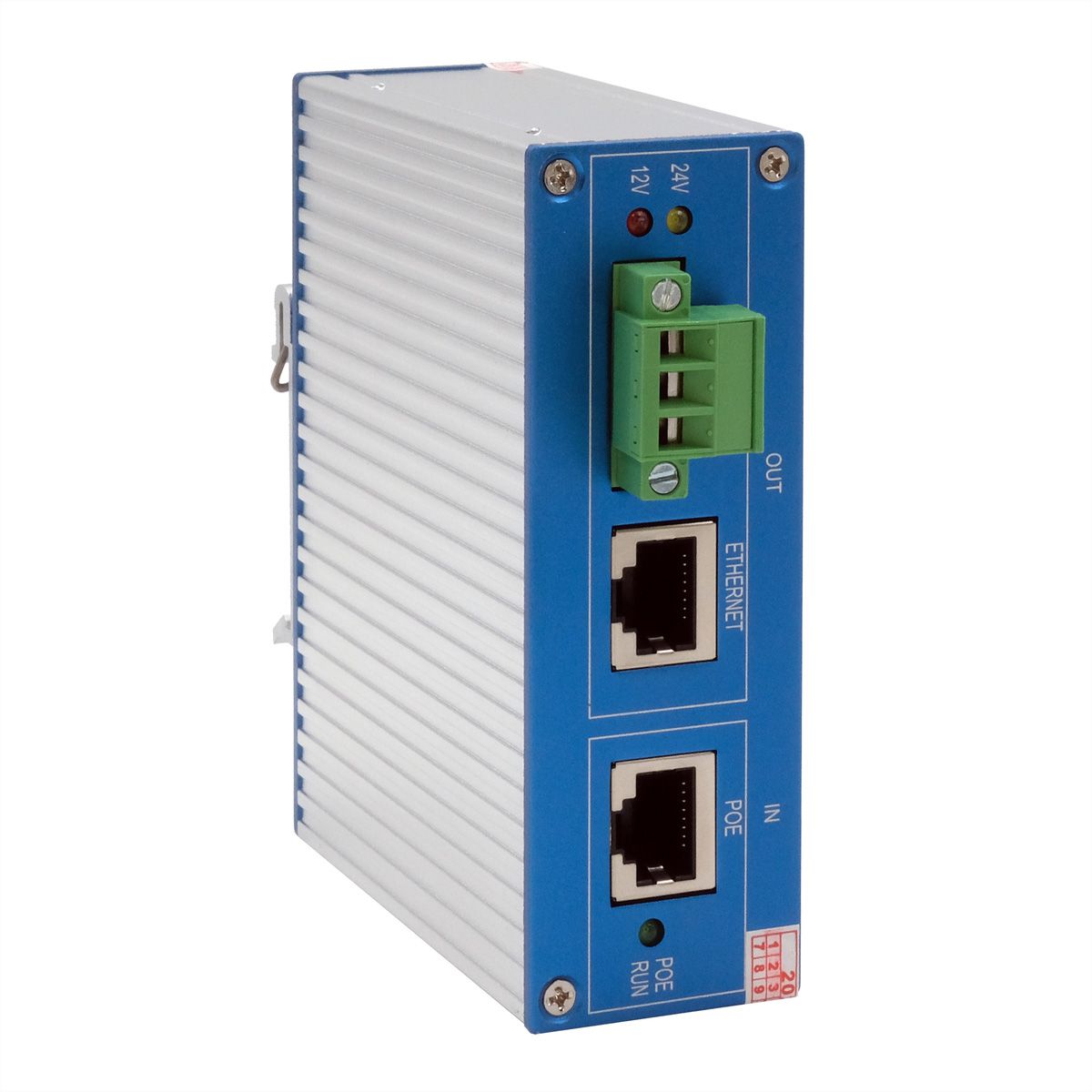Switch Ethernet Gigabit 10 Porte 10/100/1000 EX-62025, Alloggiamento In Metallo IP40, Plug And Play
