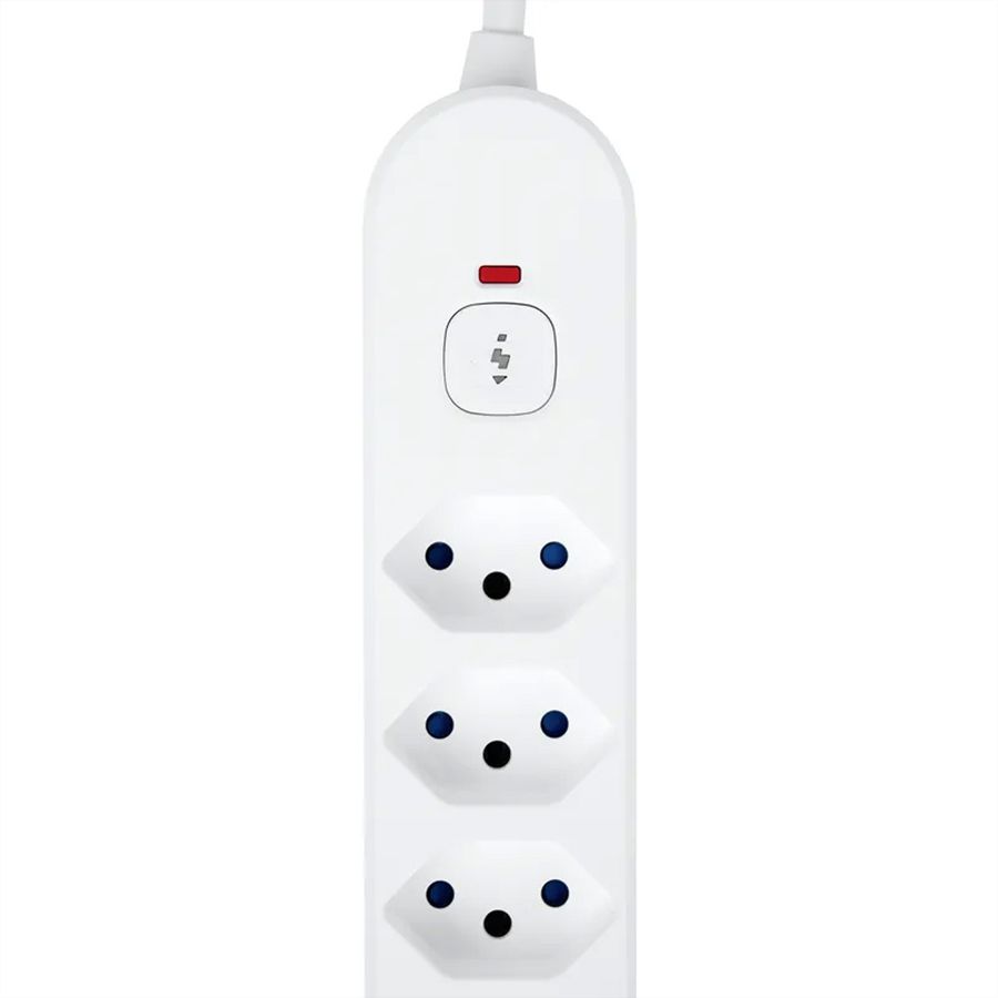 Steffen Steckdosenleiste IQ PRO 6fach, PRO 6xT13 + 1xUSB-A 18W + 1xUSB-C PD 20W, 3m, weiss