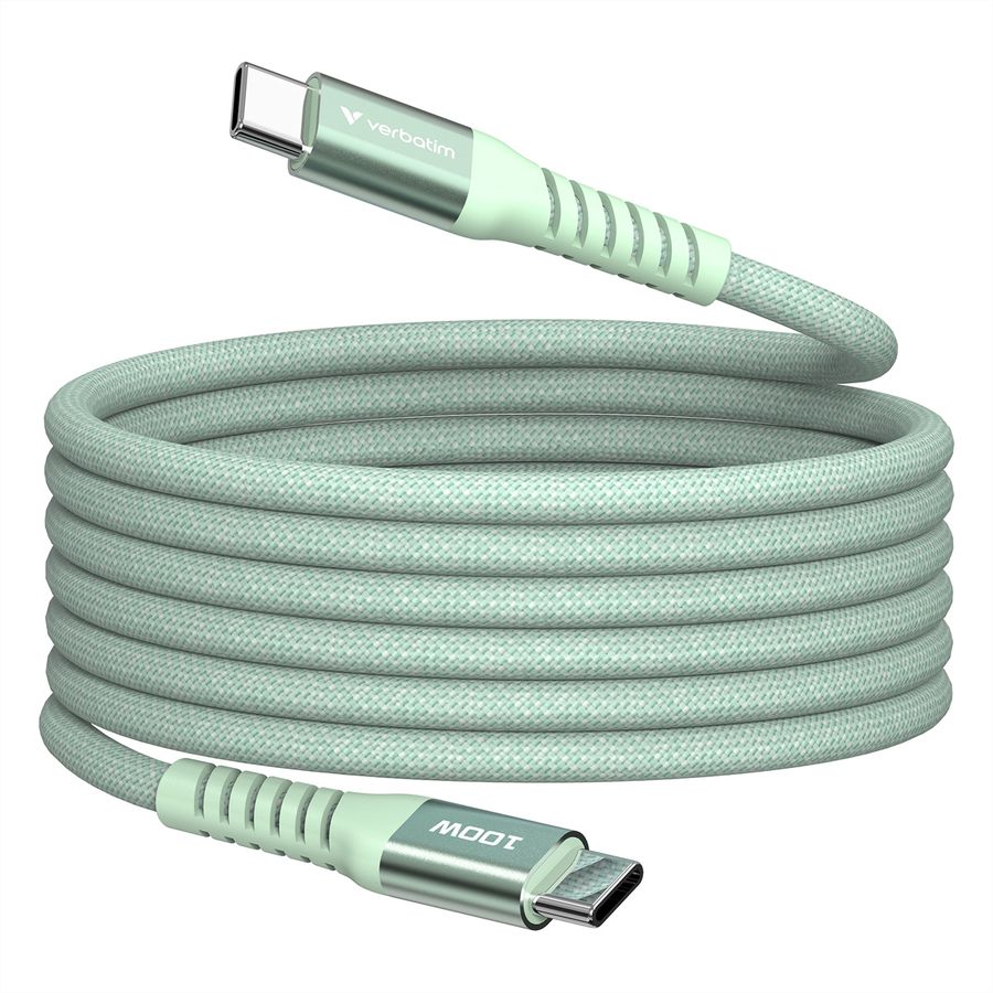 Verbatim Magnetic Cable USB-C 100W Green