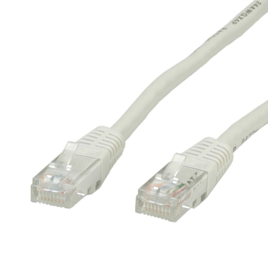 Cordon VALUE Cat.5e (Classe D) UTP confectionné, gris, 1 m