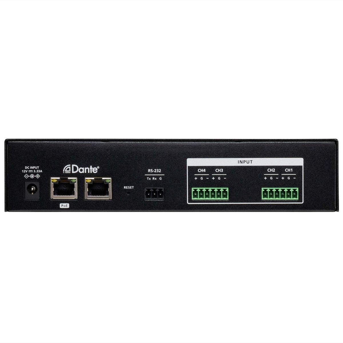 ATEN AD400E DSP Mixer 4-CH Analog Input and Dante Output