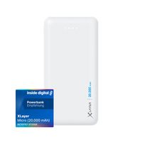 Xlayer Powerbank Micro weiss 20.000 mAh