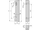 Pied arrière CompacPRO SCHROFF avec protection des bords, 4 U