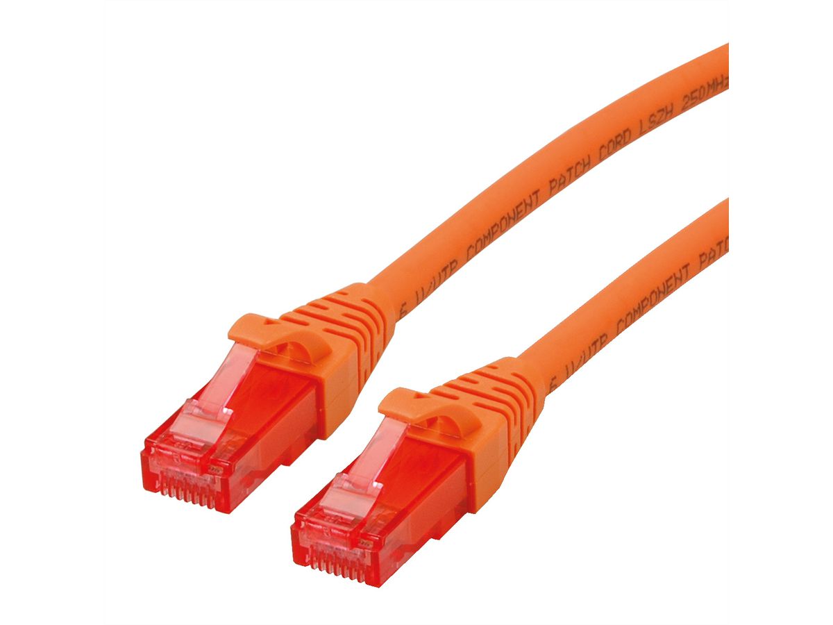 ROLINE Patchkabel Kat.6 UTP, Component Level, LSOH, orange, 0,5 m