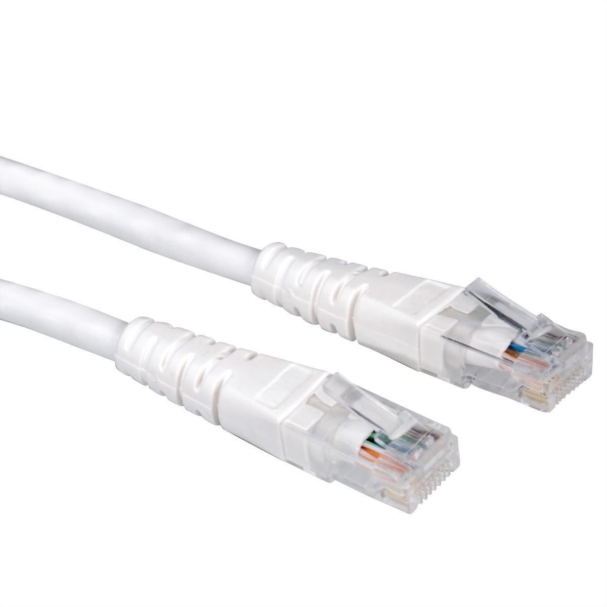 Cordon VALUE Cat.6 (Classe E) UTP confectionné, blanc, 2 m