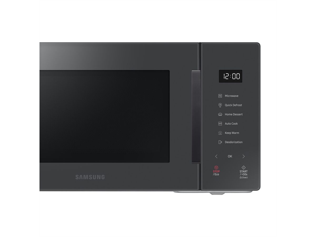 Samsung Micro-ondes Bespoke, Clean Charcoal, 23l, 800W, MS23T5018AC