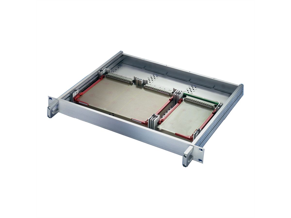 SCHROFF MultipacPRO, kit de montage sur platine européenne pour connecteur EN 60603, 2 U
