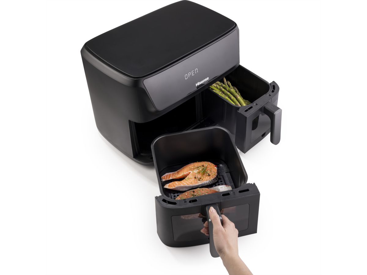 Hisense Heissluftfriteuse HAF2700DCD, 2700W, 11L
