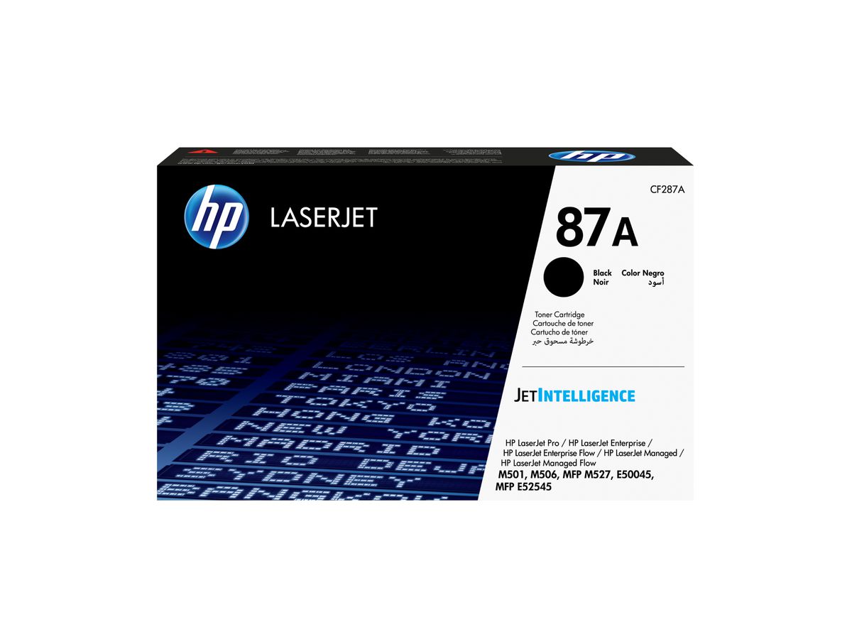 HP Original 87A Schwarz LaserJet Tonerkartusche