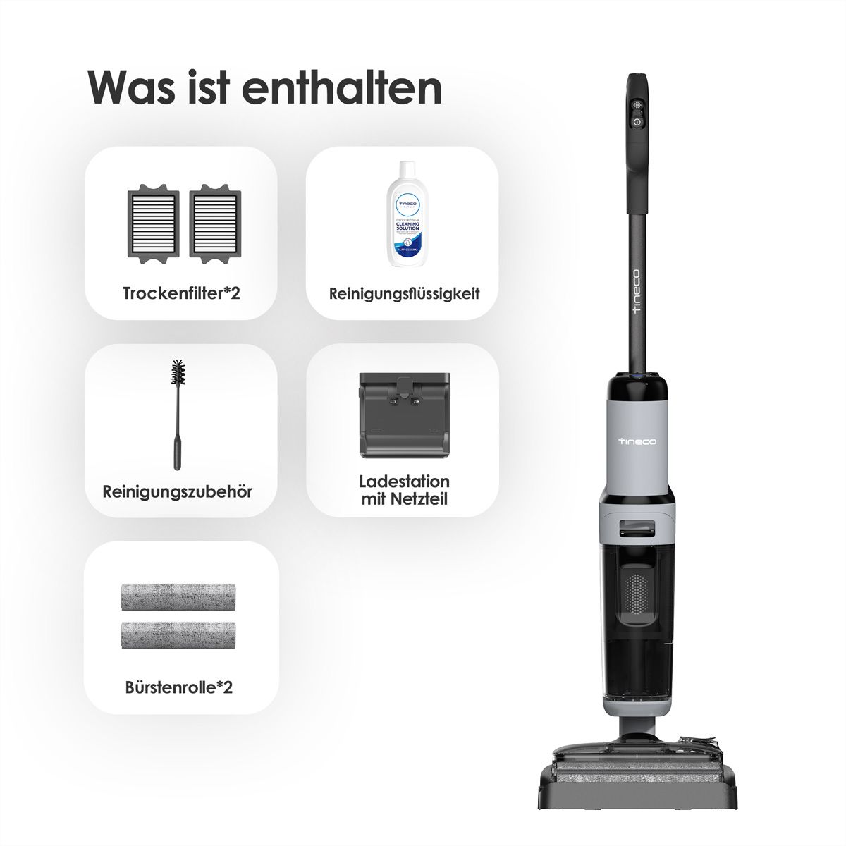 Tineco FLOOR ONE i5 Extensible Plus, Aspirateur laveur