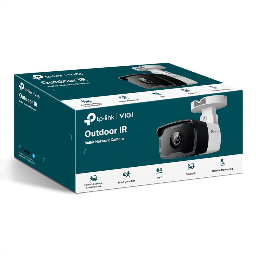 TP-Link VIGI C340I(4mm) Bullet-Caméra 4 MP, 75.1°, IR-LED 30m