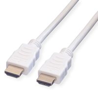 VALUE Câble HDMI High Speed avec Ethernet, blanc, 1,5 m