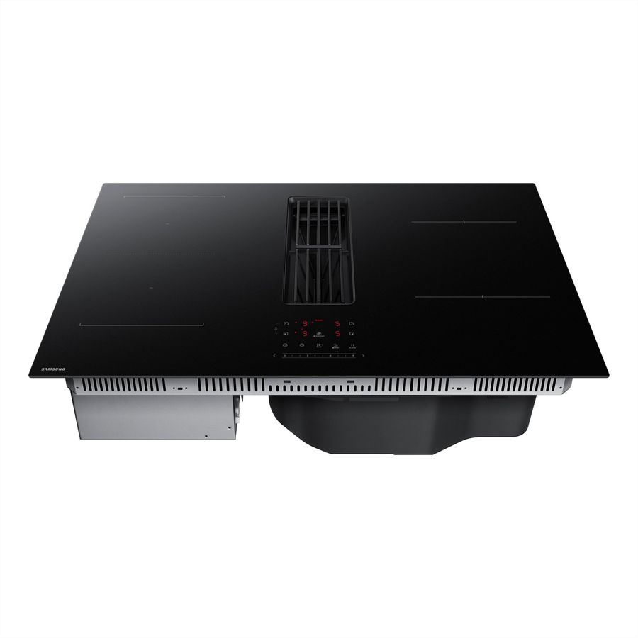 Samsung Table de cuisson avec tirage à la terre intégré 80 cm, FlexZone, 720m³/h,  A+