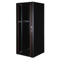 ROLINE 19-Zoll Netzwerkschrank Basic 42HE, 800x800 BxT Glastür schwarz