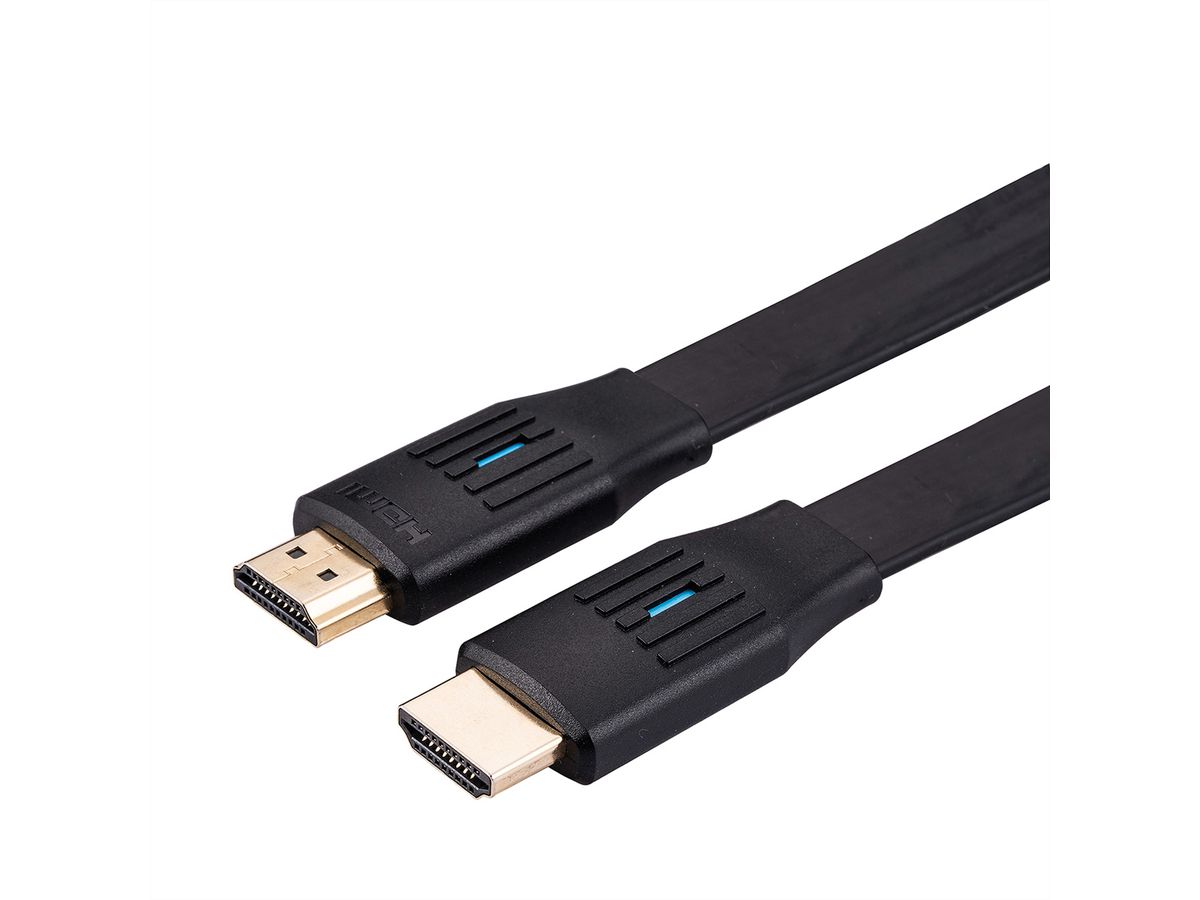 VALUE Câble HDMI 8K (7680 x 4320) avec Ethernet, plat, M/M, noir, 2 m