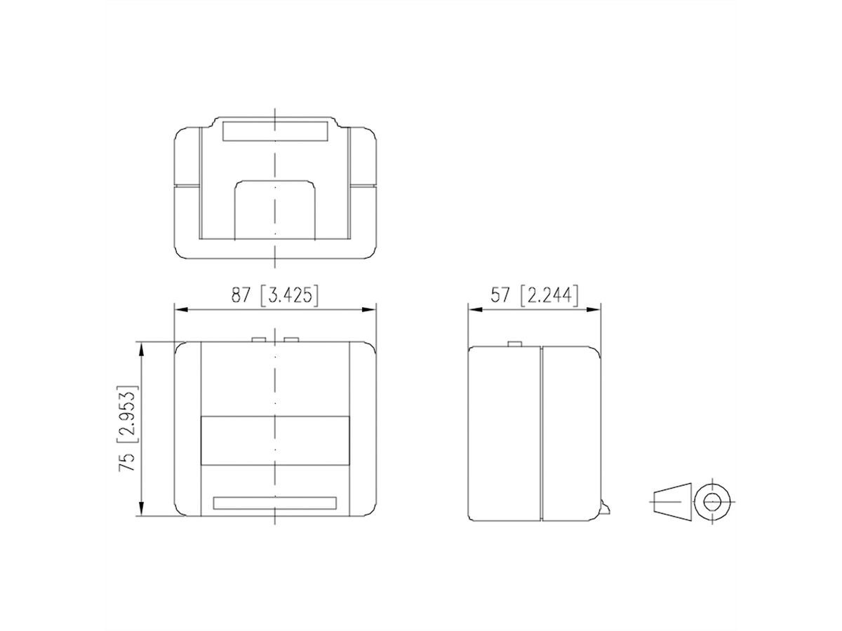 METZ CONNECT E-DAT modul IP20 boîtier apparent