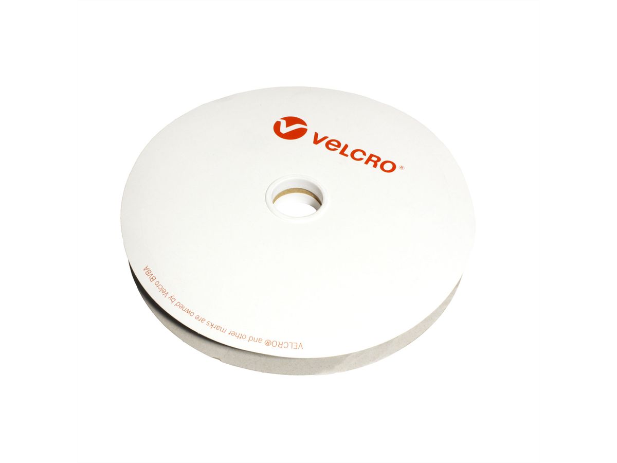 VELCRO® ONE-WRAP® Klettbandstreifen 20mm, unperforiert auf Rolle, grün, 25 m