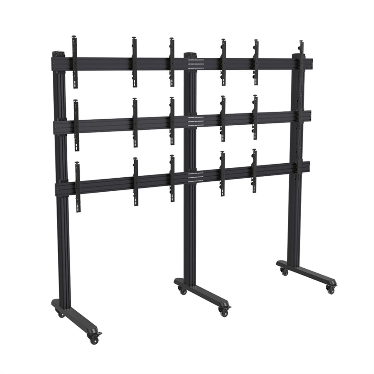 Hagor Kit de roulettes CPS - Locking caster, set for Leveling Feet - series, noir