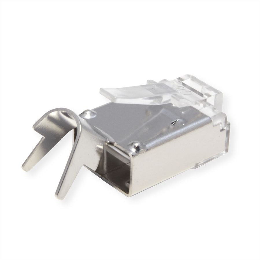 ROLINE Connecteur modulaire blindé RJ-45 Cat.6 (Classe E), format court, 10 unités