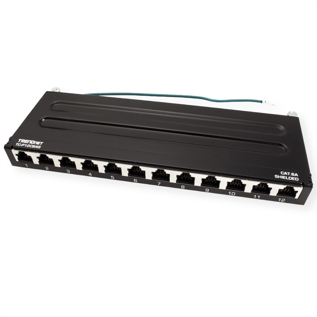 TRENDnet TC-P12C6AS Panneau de brassage renforcé à 12 ports Cat6A