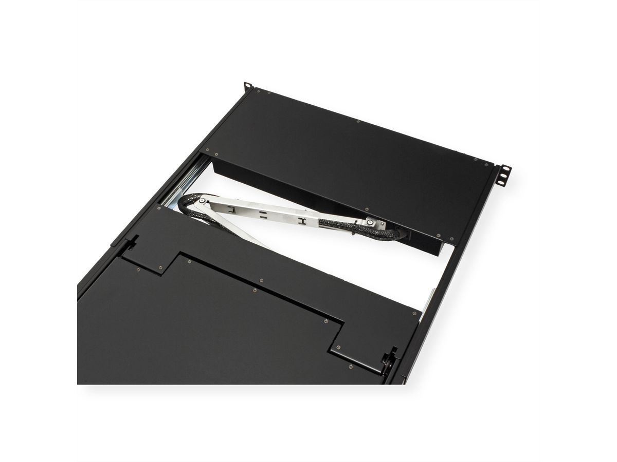 ATEN CL1308N Commutateur KVM, 48cm TFT, VGA, PS/2-USB, 8 ports, DE-Layout