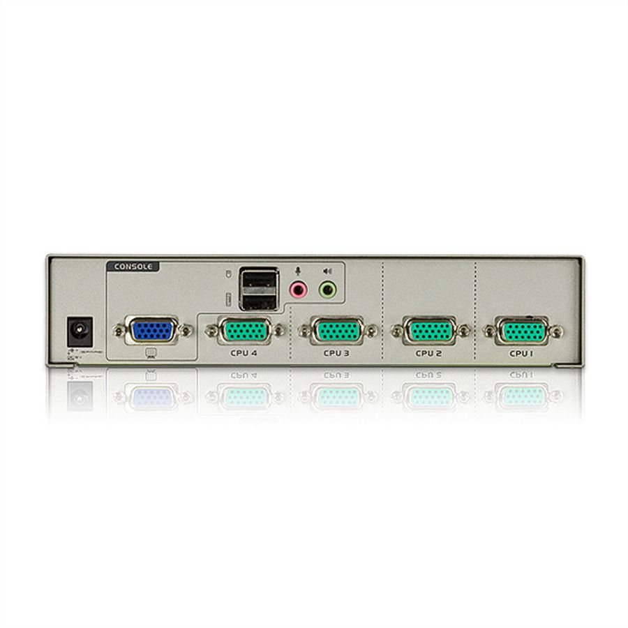ATEN CS74U 4 Port USB-KVM-Switch, Audio