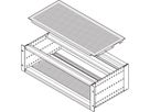 SCHROFF Abdeckblech für Anschraubung an die Seitenwand, 277,75 mm tief (VME64x) - ABDECKBL.EMC 42TE 277.75T 2ST