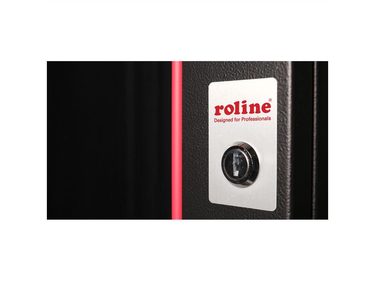 ROLINE 19-Zoll Wandgehäuse Pro 20 HE, 600x450 BxT schwarz