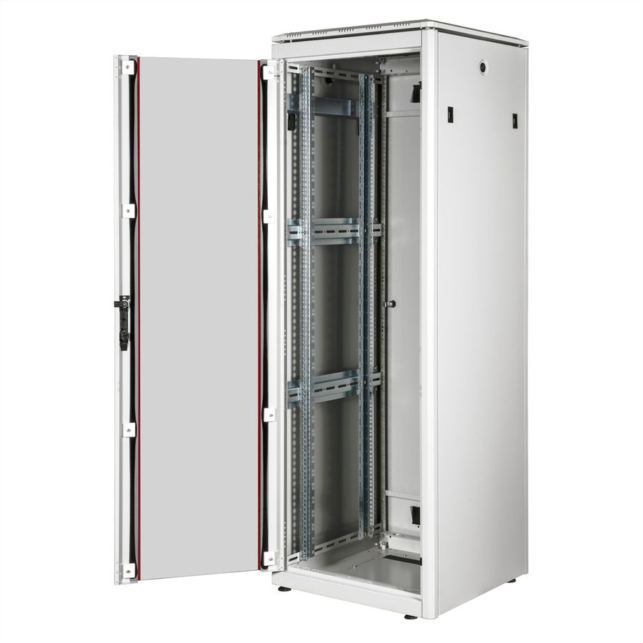 ROLINE 19" Baie réseau Pro 36U, 600x600 LxP Porte verre gris