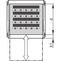 SCHROFF 19" Fachboden, ausziehbar, für Varistar, Novastar, Eurorack, 70 kg, RAL 7021, 553 B 1000 T