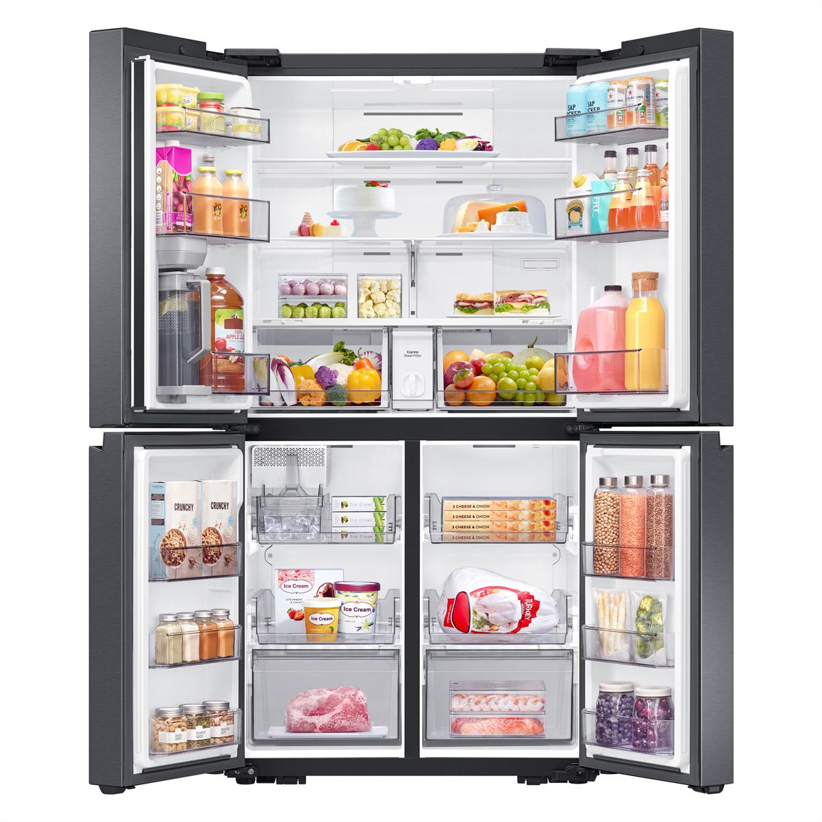 Samsung Food Center RF7000, French Door, 649l, Wi-Fi, anthrazit