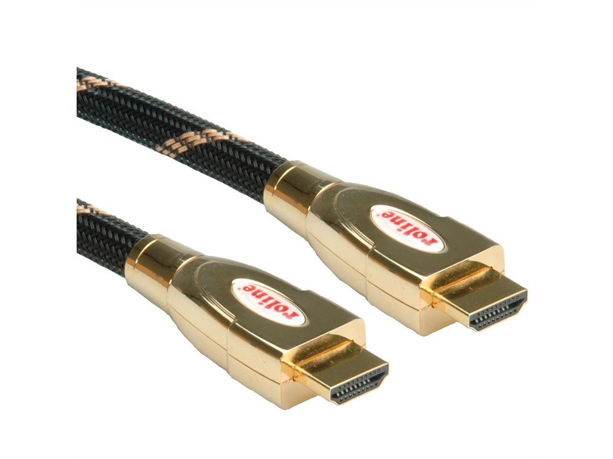 ROLINE GOLD HDMI Ultra HD Kabel mit Ethernet, ST/ST, 3 m