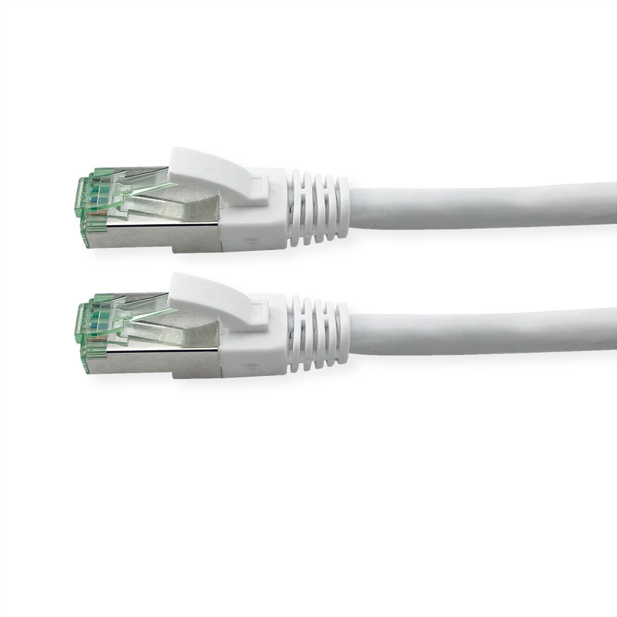 ROLINE RM Cordon Cat.6A S/FTP(PiMF), blanc, 0,3 m