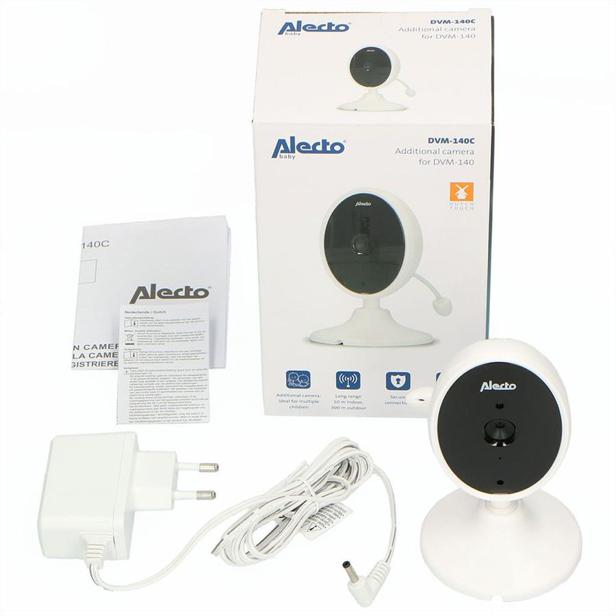 Caméra supplémentaire pour bébé Alecto DVM-140C pour DVM-140, blanc