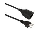 VALUE Verlängerungskabel T12/T13, schwarz, 10 m