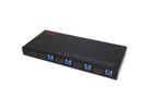 ROLINE Switch KVM, HDMI 4K, USB, 1 User - 4 PC , avec hub USB 3 ports