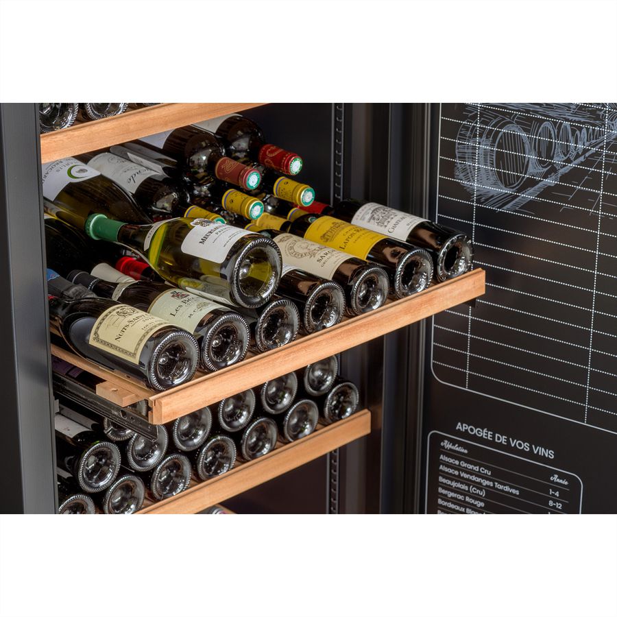 Climadiff Weinkühlschrank RESERVE300XL, Freistehend, 1 Zone, 297 Flaschen