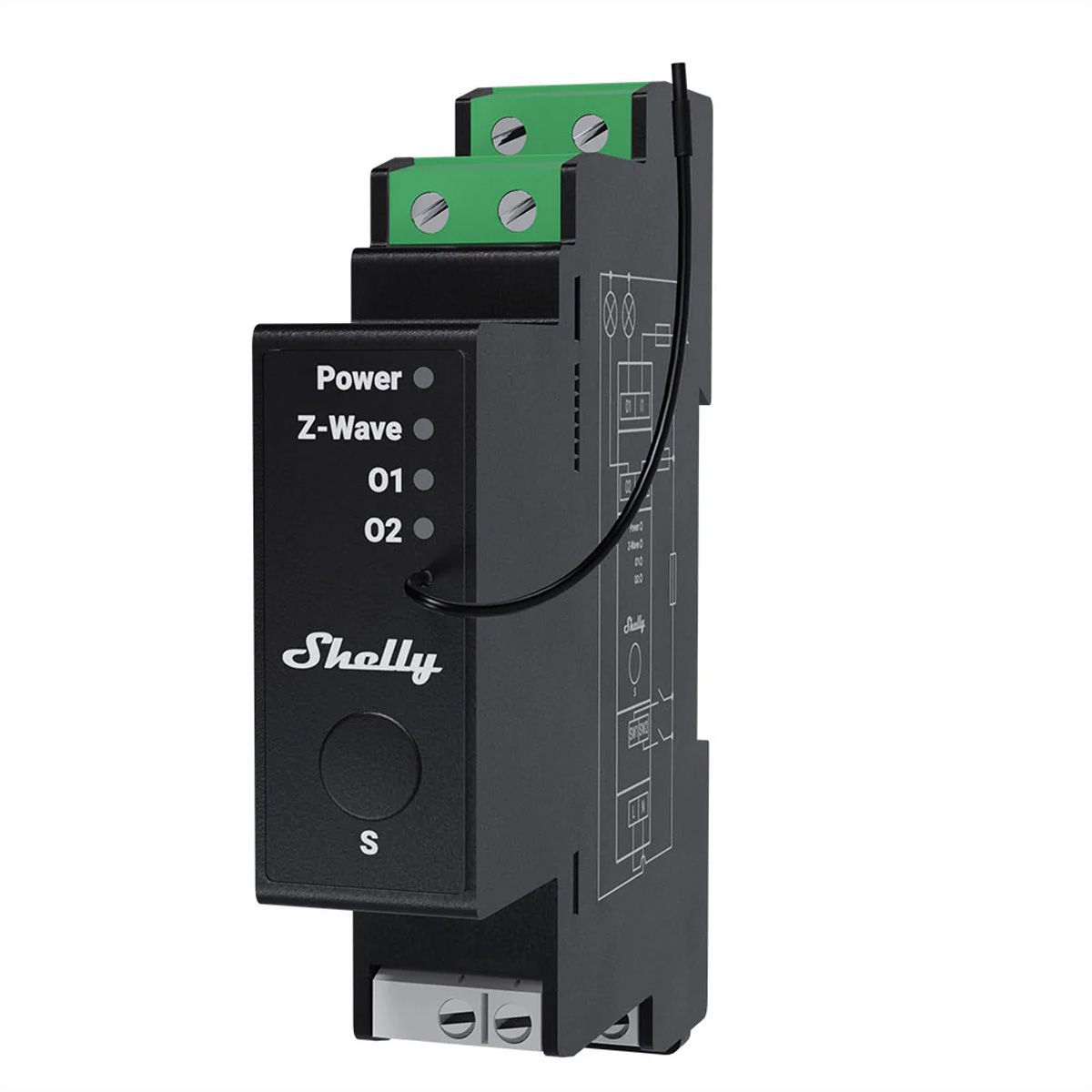 Shelly Schaltaktor Wave Pro 2PM LR