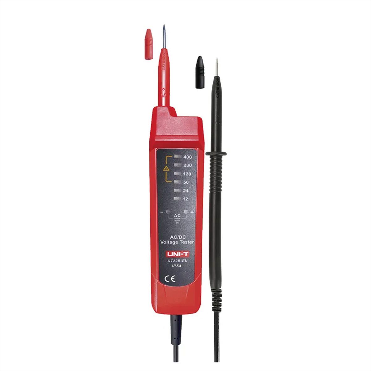 Steffen Testeur de tension, CATIII 400V IP54 AC/DC (6-400V) ru/nr