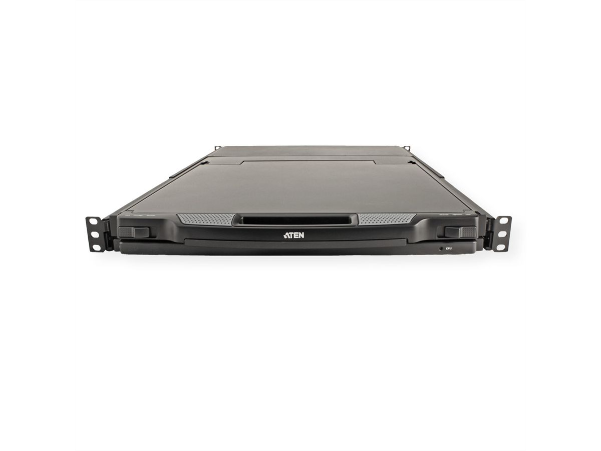 ATEN CL1308N Commutateur KVM, 48cm TFT, VGA, PS/2-USB, 8 ports, DE-Layout