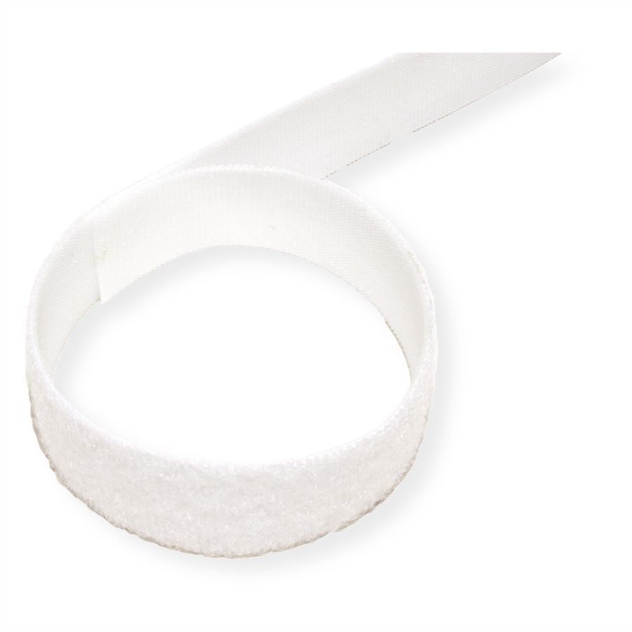 VELCRO® ONE-WRAP® Bande sur rouleau, 20mm, blanc, 25 m